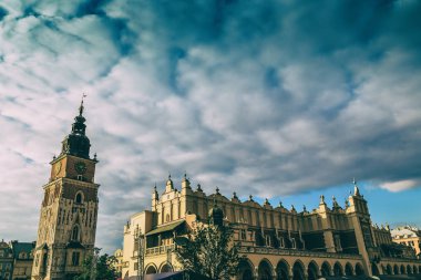 Krakow, Polonya - 15 Eylül 2016: Krakow güzel sokaklarında