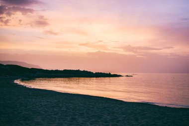 Gün batımında deniz