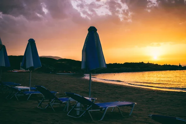 Gün batımında deniz