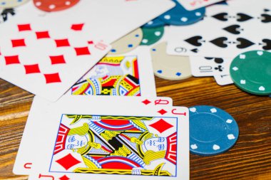 İskambil ve poker Tema arka plan