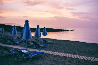 Gün batımında deniz