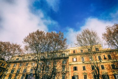 Güzel sokaklar ve Roma manzaraları