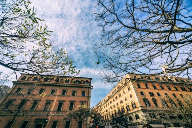 Güzel sokaklar ve Roma manzaraları