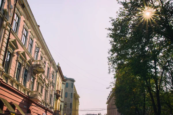 06.09.2016Ivano-Frankivsk, Ucrania. Vista de la ciudad vieja — Foto de Stock