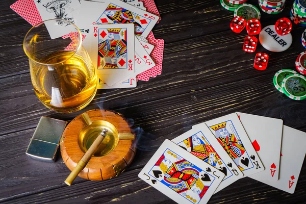 Sfondo poker — Foto Stock