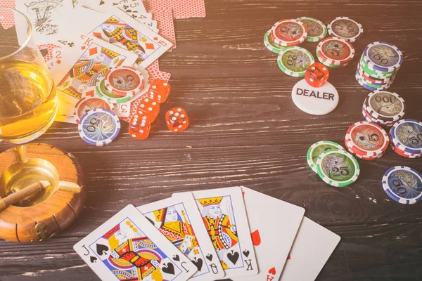 Sfondo poker — Foto Stock