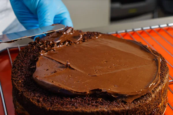 Cooking Cake on the table ..