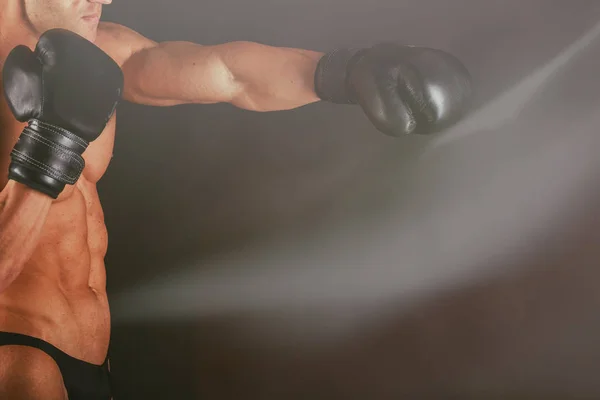 筋肉の男性の体の背景 — ストック写真