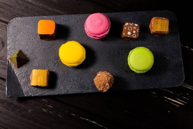 El yapımı tatlılar. Çikolata şekerleme