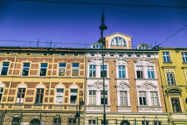 Krakow, Polonya - 15 Eylül: Krakow, Polonya üzerinde sokaklarında