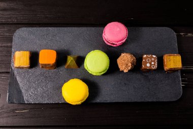 El yapımı tatlılar. Çikolata şekerleme