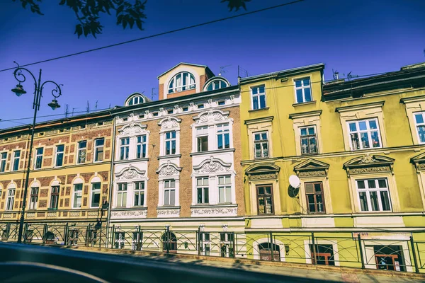 KRAKOW, Polônia - 15 de setembro: As ruas de Cracóvia, Polônia em — Fotografia de Stock