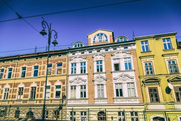 KRAKOW, POLOGNE - 15 SEPTEMBRE : Les rues de Cracovie, Pologne sur — Photo