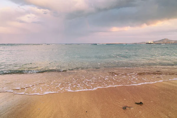 Belle mer rouge, la beauté de la nature . — Photo