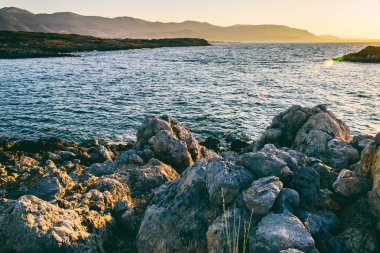 Yunanistan'da harika gün batımı