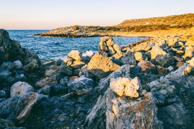 Yunanistan'da harika gün batımı