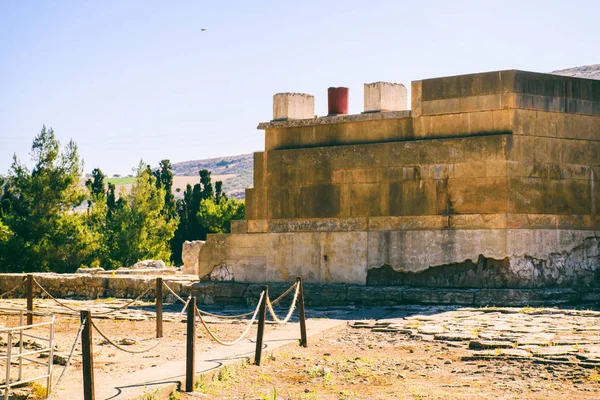 Rovine a Creta, luoghi d'interesse della città . — Foto Stock