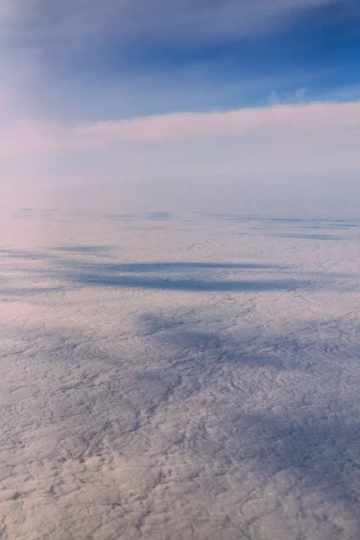 Céu do avião, belo fundo — Fotografia de Stock