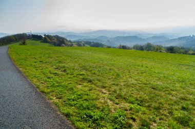 Dağlık bir alanda güzel sahne
