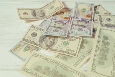 Yüz dolarlık banknotlar ile arka plan