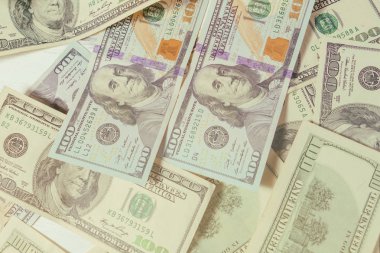 Yüz dolarlık banknotlar ile arka plan