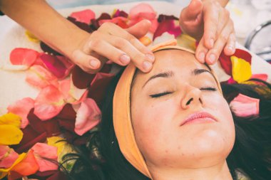 Yüz tedavi Spa. Kozmetik