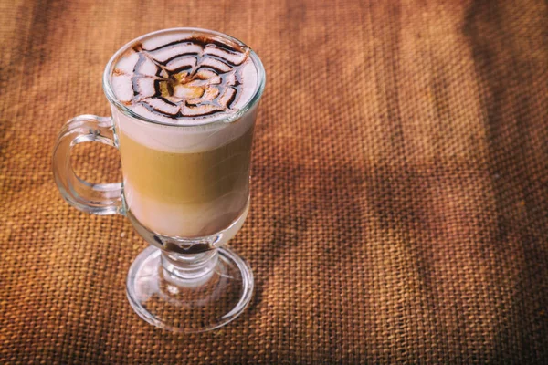 Cappuccino Matlagning Läcker Drink — Stockfoto