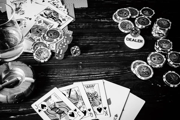 Tło poker — Zdjęcie stockowe