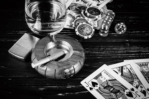 Tło poker — Zdjęcie stockowe