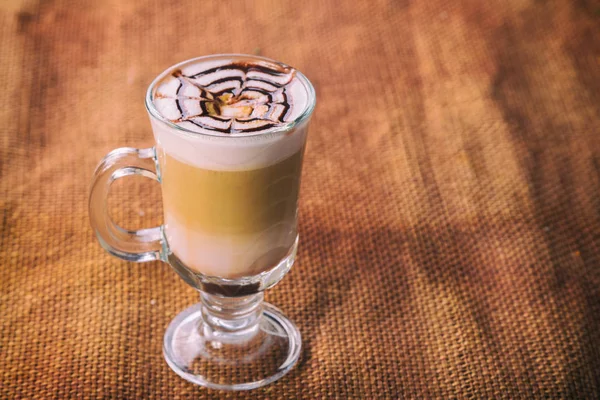 Cappuccino Matlagning Läcker Drink — Stockfoto