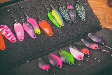 Vinnitsa, Ukrayna-18 Mayıs, 2017:Fishing dişli