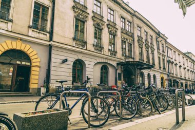 Krakow, Polonya - 15 Eylül: Krakow, Polonya üzerinde sokaklarında