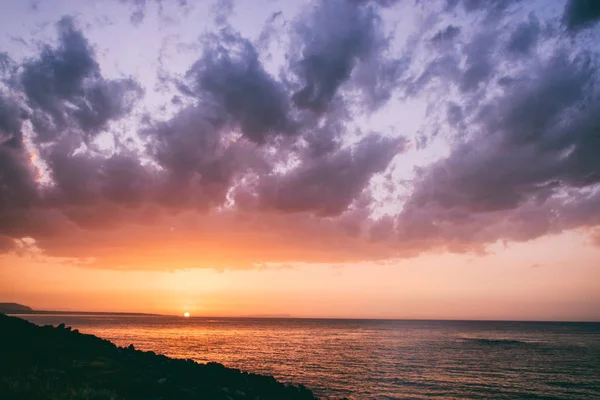 Magnifik Medelhavet landskap, naturens skönhet. — Stockfoto