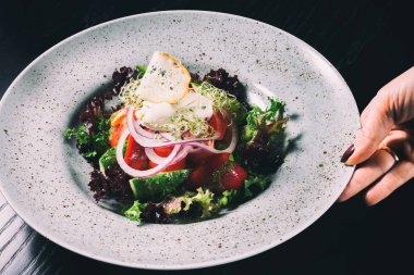 etli sebze salatası