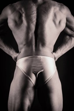 Güzel bir adam vücut pompalanır'ın. Vücut geliştirme kavramı