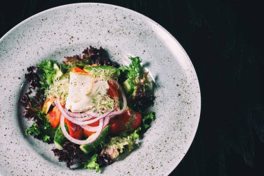 etli sebze salatası