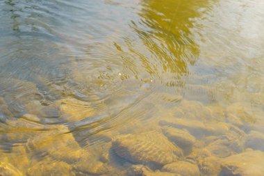 Güzel dağ nehir, muhteşem manzara