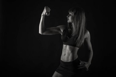 Bayan seksi fitness modeli