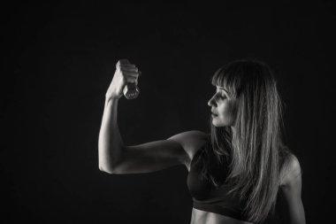 Bayan seksi fitness modeli