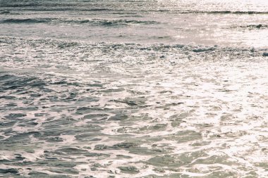 güzel gökyüzü ve mavi okyanus