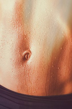 Bayan seksi fitness modeli