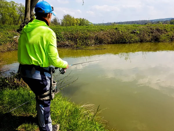 Pêche Dans Lac — Photo