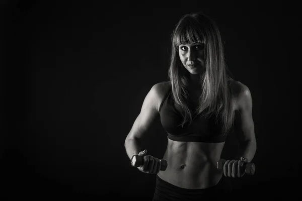 Bayan Seksi Fitness Modeli — Stok fotoğraf