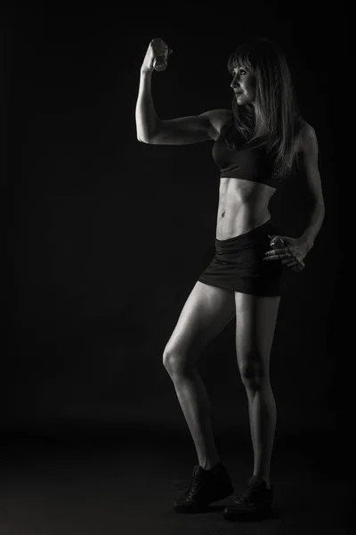 Vrouwen Sexy Fitness Model — Stockfoto