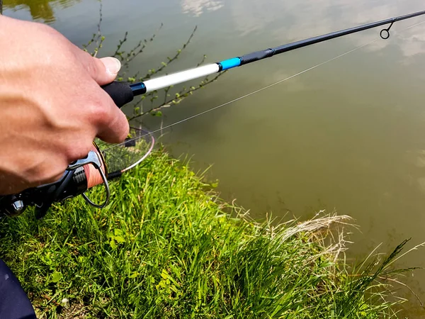 Pêche Dans Lac — Photo