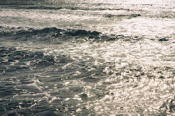 Красивое Небо Голубой Океан — стоковое фото