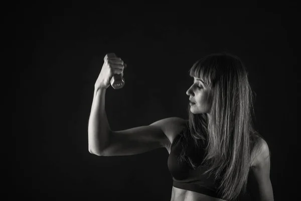 Vrouwen Sexy Fitness Model — Stockfoto