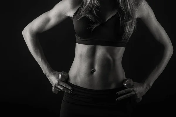 Frauen Sexy Fitness Modell — Stockfoto
