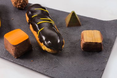 Şekerleme yemek. Pişirme kek ve hamur işleri