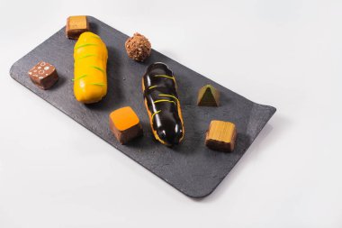 Şekerleme yemek. Pişirme kek ve hamur işleri